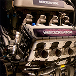 �yMercedes-Benz Museum�z14 | Mercedes-Benz Indy Engine 265E, 1994 �����Z�f�X�E�x���c �C�����A 265E