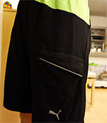 FAAS Long Woven Shorts 510250-01 Black / Jasmine Green
